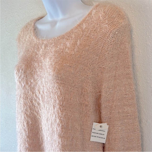 NWT Nurture Soft Pink Balletcore Sweater - Picture 6 of 14